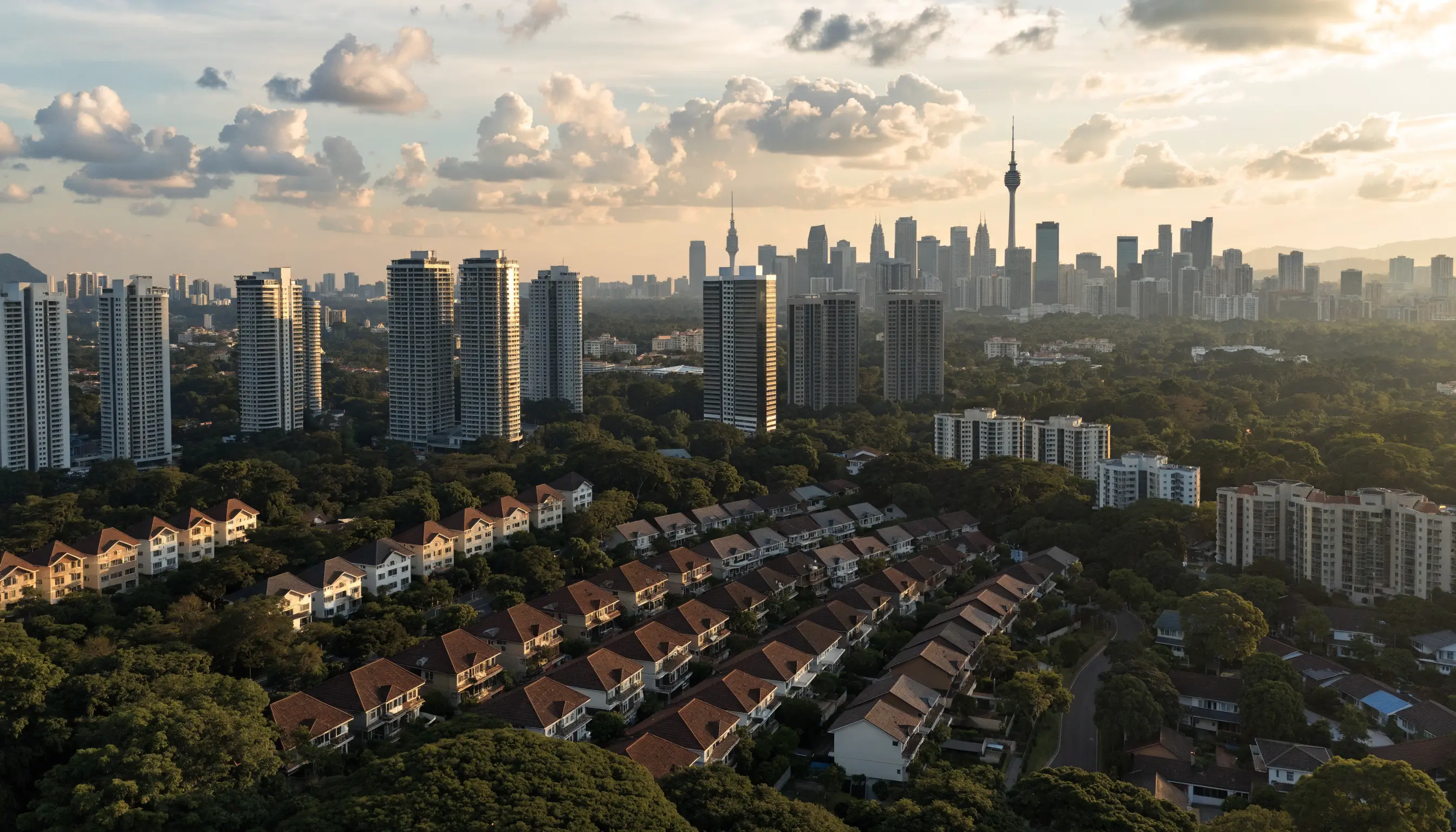 Illustrated map of the Klang Valley service area